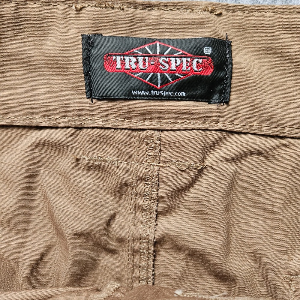 Tru-Spec 24-7 Series Mens Coyote Brown Ripstop Tactical Cargo Pants 42x32 - Picture 9 of 9